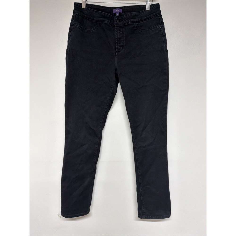 NYDJ Jeans Size 10 Women Legging Jegging Mid Rise Casual Black